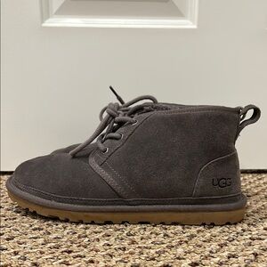 UGG Gray Suede Ankle Boots